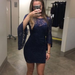 Navy blue Macy’s dress (worn to homecoming)